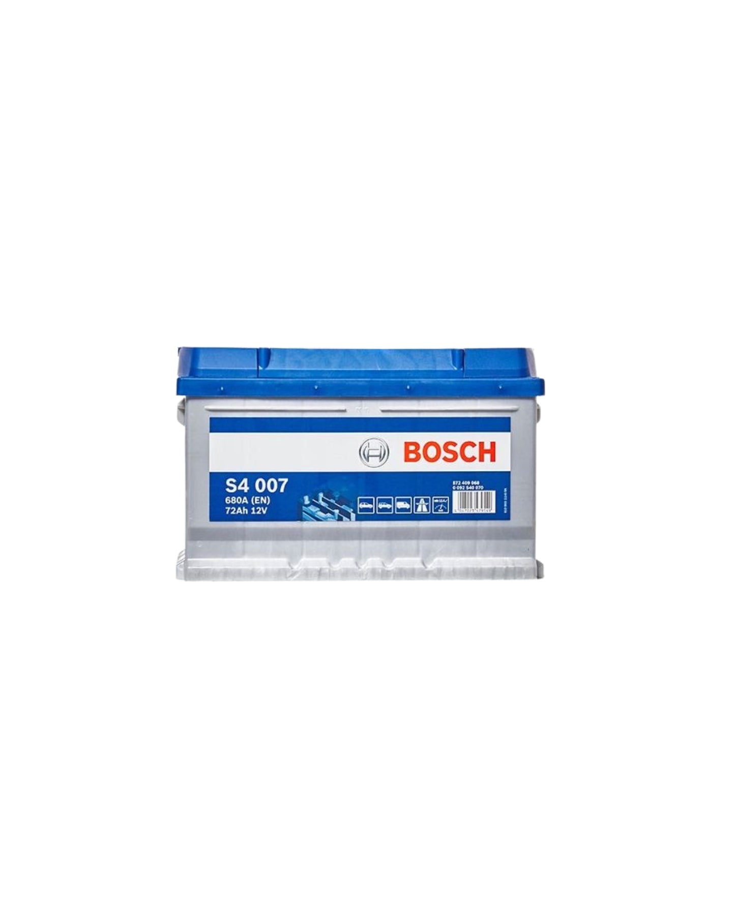 BATTERY(S4)-12V/72AH/680A-E36 BOSCH 0092S40070