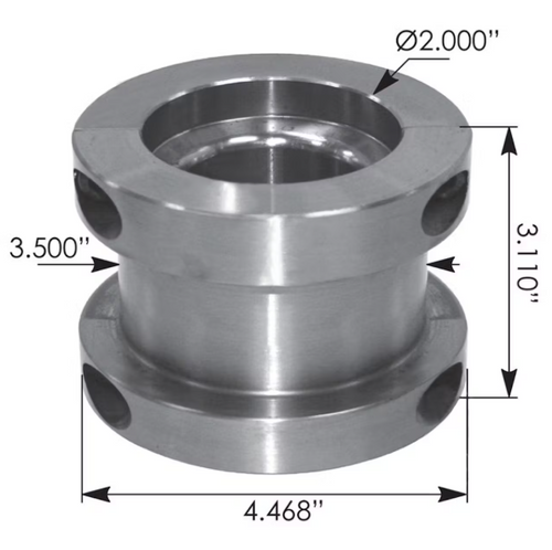 5th Wheel 2" to 3.5" Kingpin Adaptor Collar